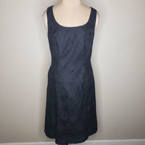 ADRIANNA 8 LACE BLACK COCKTAIL DRESS